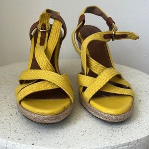 Banana Republic yellow sandals